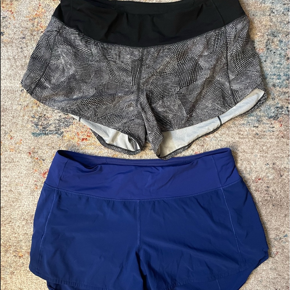 Speed up mid rise Lululemon shorts